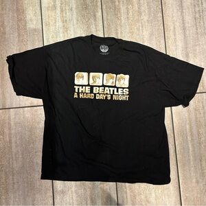 The Beatles “A Hard Days Night” Graphic T-Shirt, Size 2XL, Black